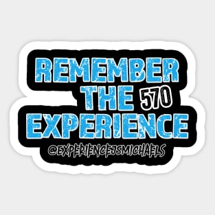 JS Michaels: Remember The Experience Sticker